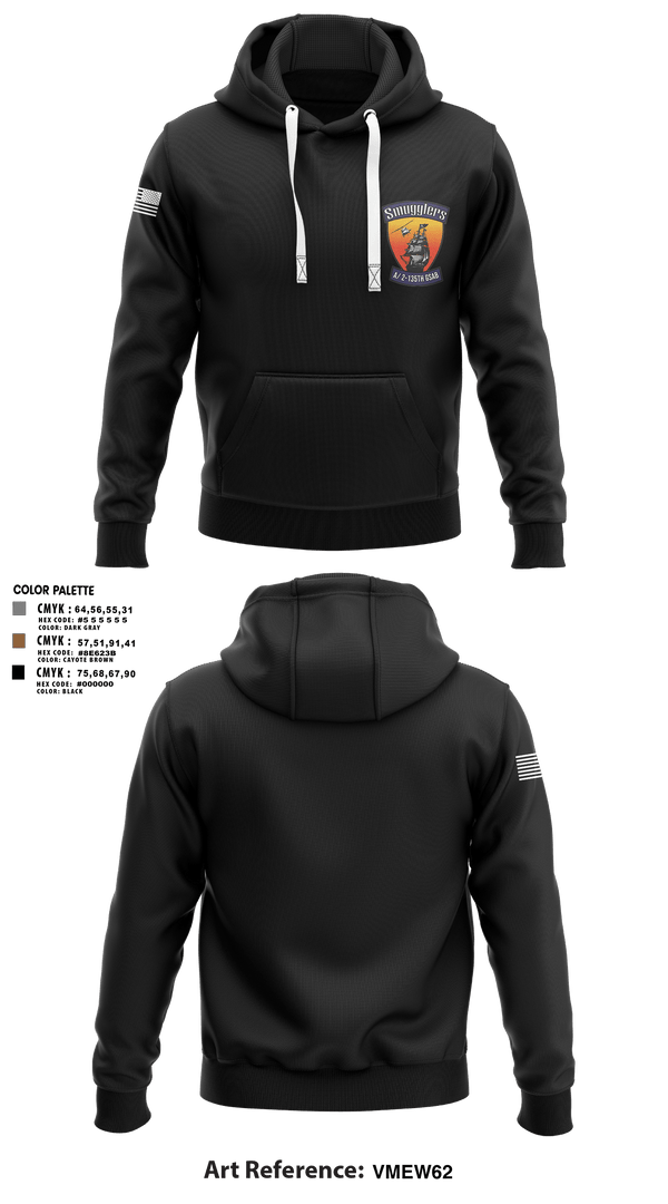 Hoodie, A/2135th GSAB “SMUGGLERS”, Army, Teamtime, Team time, sublimation, custom sports apparel, team uniforms, spirit wear, spiritwear, sports uniforms, custom shirts, team store, custom team store, fundraiser sports, apparel fundraiser