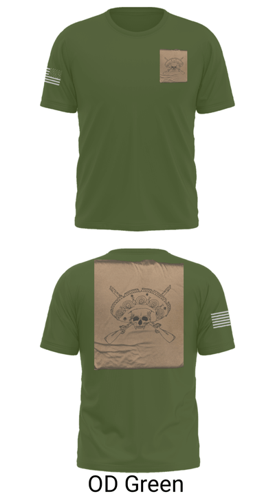 Los Pistoleros 43095637 Short Sleeve Performance Shirt - 56