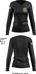Keep It Real Self Defense 63410466 Women's Long Sleeve V-neck Shirt - 1