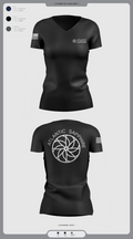undefined Women's Short Sleeve V-neck Shirt - 8