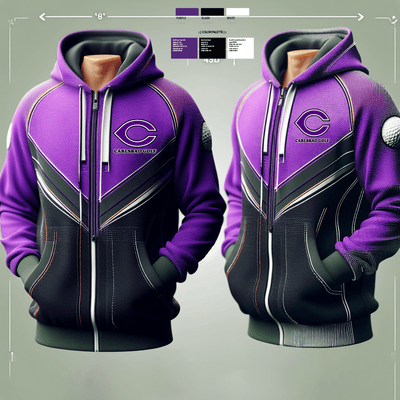 Carlsbad High School Golf 35652126 Zip Hoodie - 2