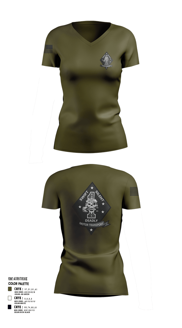 Womens Short Sleeve Vneck Shirt, 1st Recon, Marines, Teamtime, Team time, sublimation, custom sports apparel, team uniforms, spirit wear, spiritwear, sports uniforms, custom shirts, team store, custom team store, fundraiser sports, apparel fundraiser
