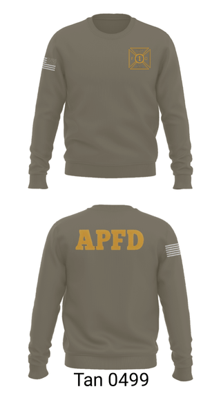 Crew Neck Sweatshirt, APSLFD, Fire Department, Teamtime, Team time, sublimation, custom sports apparel, team uniforms, spirit wear, spiritwear, sports uniforms, custom shirts, team store, custom team store, fundraiser sports, apparel fundraiser
