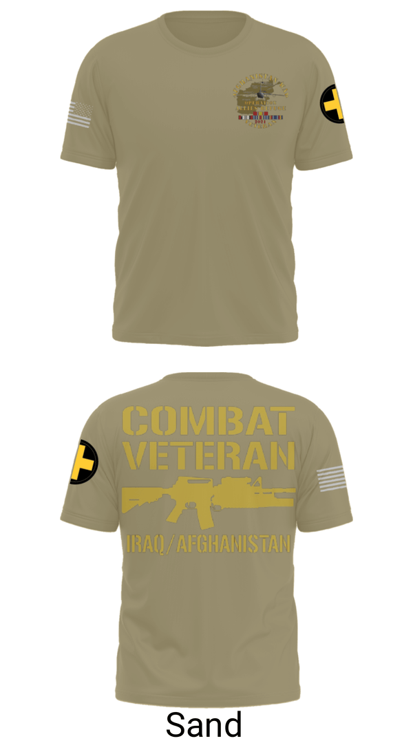 Old School Cotton Feel Shirt, 33rd Infantry, Army, Teamtime, Team time, sublimation, custom sports apparel, team uniforms, spirit wear, spiritwear, sports uniforms, custom shirts, team store, custom team store, fundraiser sports, apparel fundraiser