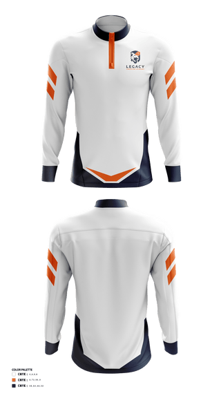 Quarter Zip Jacket, Legacy Christian Academy Golf, Golf, Teamtime, Team time, sublimation, custom sports apparel, team uniforms, spirit wear, spiritwear, sports uniforms, custom shirts, team store, custom team store, fundraiser sports, apparel fundraiser