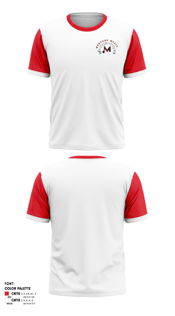 Short Sleeve Performance Shirt, Medford Area Senior High School Band, Spirit Store, Teamtime, Team time, sublimation, custom sports apparel, team uniforms, spirit wear, spiritwear, sports uniforms, custom shirts, team store, custom team store, fundraiser sports, apparel fundraiser