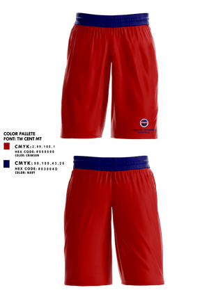 Mens Reversible Basketball Shorts, Coastal Chairmen, Men's Basketball, Teamtime, Team time, sublimation, custom sports apparel, team uniforms, spirit wear, spiritwear, sports uniforms, custom shirts, team store, custom team store, fundraiser sports, apparel fundraiser