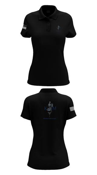 Womens Short Sleeve Performance Polo, K&M window solutions llc, , Teamtime, Team time, sublimation, custom sports apparel, team uniforms, spirit wear, spiritwear, sports uniforms, custom shirts, team store, custom team store, fundraiser sports, apparel fundraiser