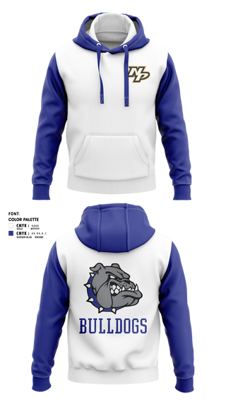 Hoodie, NP Bulldogs, Wrestling, Teamtime, Team time, sublimation, custom sports apparel, team uniforms, spirit wear, spiritwear, sports uniforms, custom shirts, team store, custom team store, fundraiser sports, apparel fundraiser