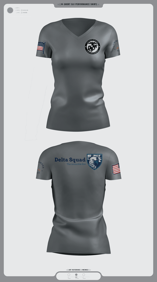 Women's Short Sleeve Vneck Shirt, Marine Corps, Marines, Teamtime, Team time, sublimation, custom sports apparel, team uniforms, spirit wear, spiritwear, sports uniforms, custom shirts, team store, custom team store, fundraiser sports, apparel fundraiser