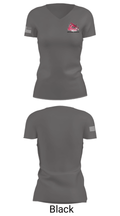 Archer High School Tennis 49257029 Women's Short Sleeve V-neck Shirt - 14