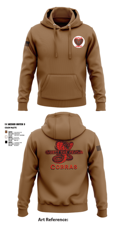 Charlie Company Cobras 69081058 Hoodie - 2