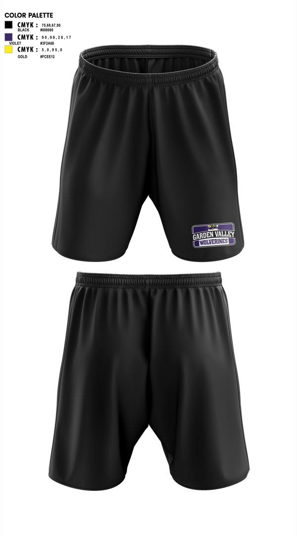Athletic Shorts With Pockets, Garden Valley Wolverines, Spirit Store, Teamtime, Team time, sublimation, custom sports apparel, team uniforms, spirit wear, spiritwear, sports uniforms, custom shirts, team store, custom team store, fundraiser sports, apparel fundraiser