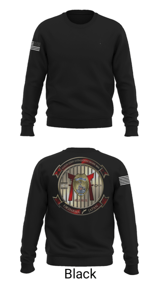 Crew Neck Sweatshirt, HQSPT Bn, PMO, Brig, Marines, Teamtime, Team time, sublimation, custom sports apparel, team uniforms, spirit wear, spiritwear, sports uniforms, custom shirts, team store, custom team store, fundraiser sports, apparel fundraiser
