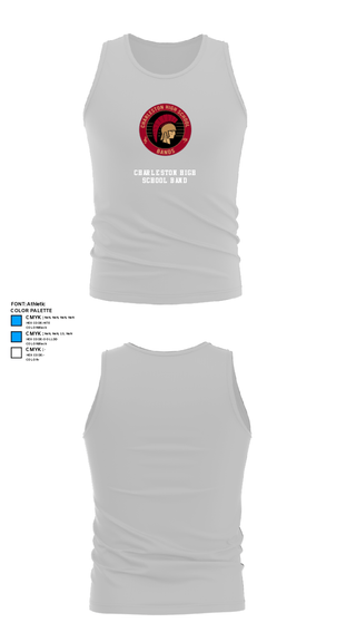 Tank Top, Charleston High School Band, Spirit Store, Teamtime, Team time, sublimation, custom sports apparel, team uniforms, spirit wear, spiritwear, sports uniforms, custom shirts, team store, custom team store, fundraiser sports, apparel fundraiser