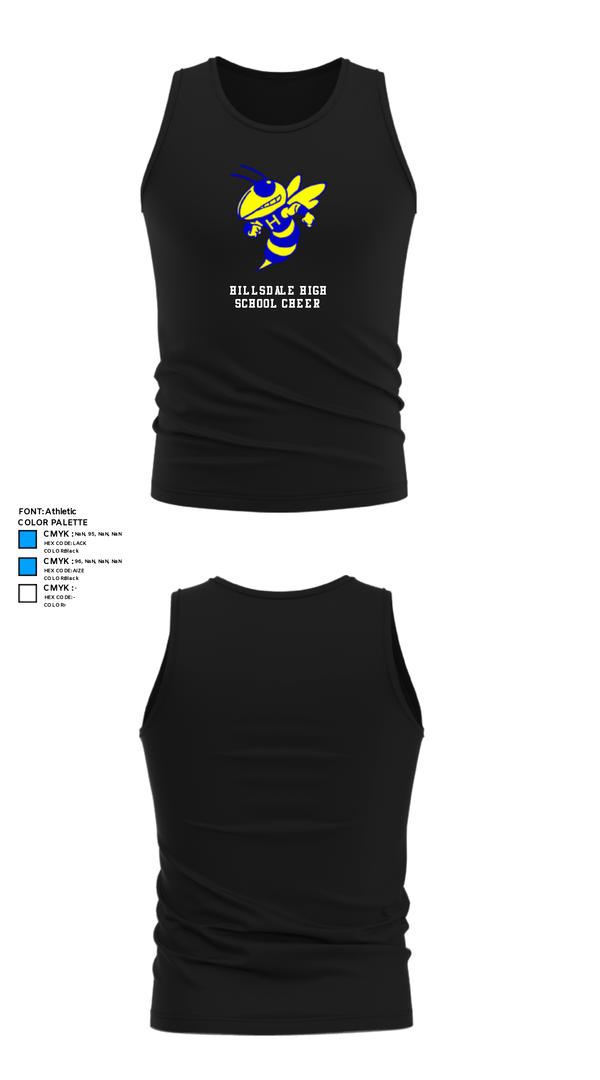 Tank Top, Hillsdale High School Cheer, Cheer, Teamtime, Team time, sublimation, custom sports apparel, team uniforms, spirit wear, spiritwear, sports uniforms, custom shirts, team store, custom team store, fundraiser sports, apparel fundraiser