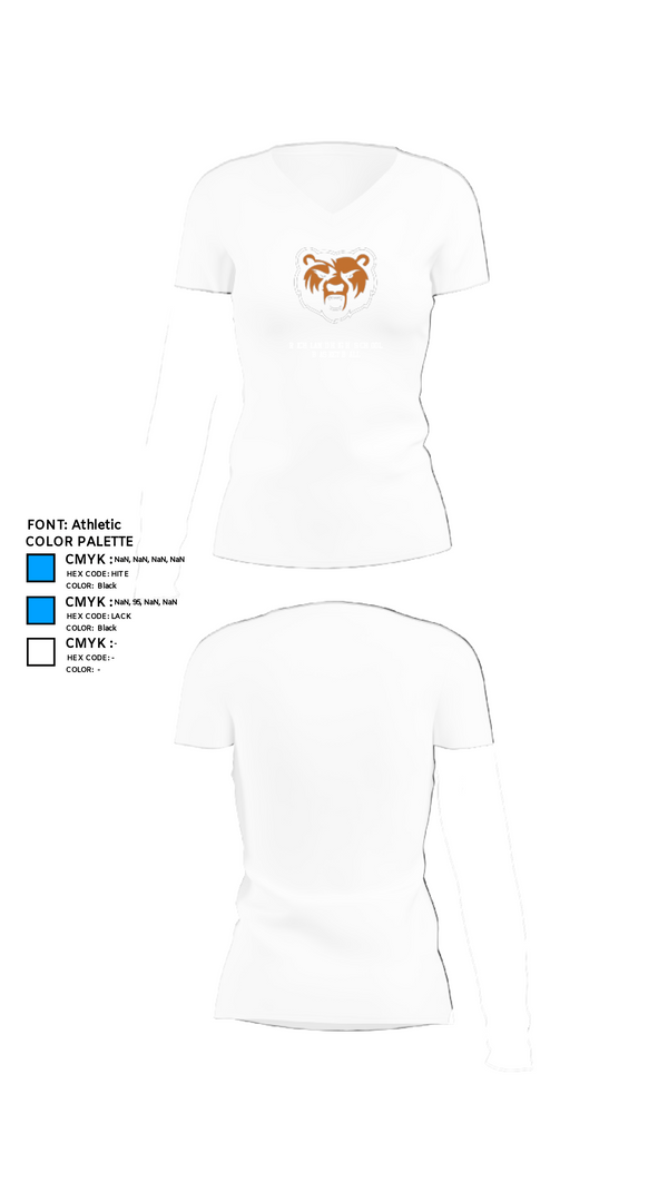 Womens Short Sleeve Vneck Shirt, Richland High School Basketball, Women's Basketball, Teamtime, Team time, sublimation, custom sports apparel, team uniforms, spirit wear, spiritwear, sports uniforms, custom shirts, team store, custom team store, fundraiser sports, apparel fundraiser