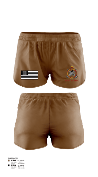 Women's Shorts, 758th SMC, Army, Teamtime, Team time, sublimation, custom sports apparel, team uniforms, spirit wear, spiritwear, sports uniforms, custom shirts, team store, custom team store, fundraiser sports, apparel fundraiser