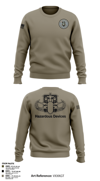 Raleigh Police Bomb Squad 92795368 Crew Neck Sweatshirt - 6