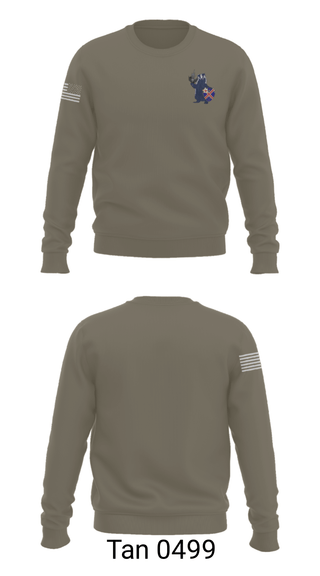 Crew Neck Sweatshirt, Badger platoon, Army, Teamtime, Team time, sublimation, custom sports apparel, team uniforms, spirit wear, spiritwear, sports uniforms, custom shirts, team store, custom team store, fundraiser sports, apparel fundraiser