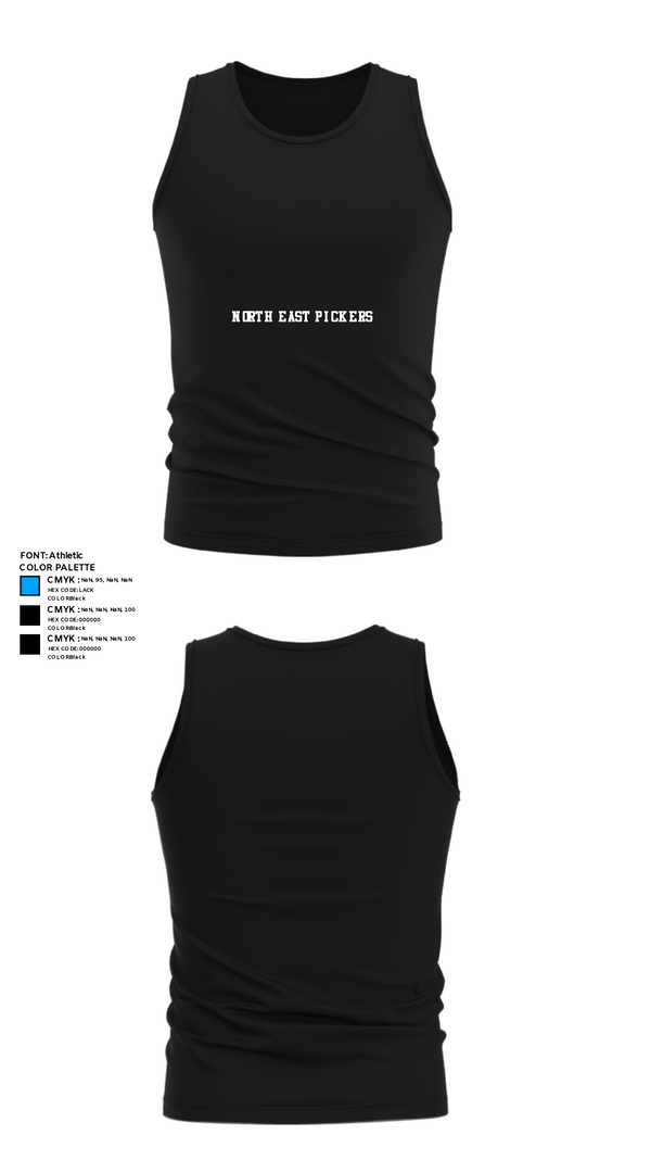 Tank Top, North East Pickers, Wrestling, Teamtime, Team time, sublimation, custom sports apparel, team uniforms, spirit wear, spiritwear, sports uniforms, custom shirts, team store, custom team store, fundraiser sports, apparel fundraiser