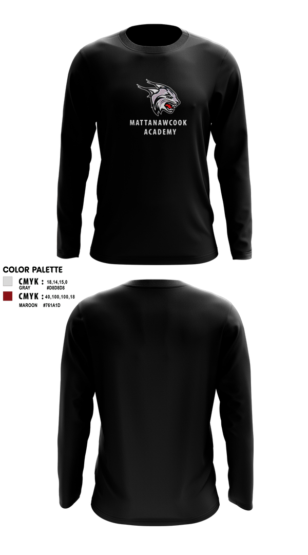 Long Sleeve Performance Shirt, Mattanawcook Academy Wrestling, Wrestling, Teamtime, Team time, sublimation, custom sports apparel, team uniforms, spirit wear, spiritwear, sports uniforms, custom shirts, team store, custom team store, fundraiser sports, apparel fundraiser