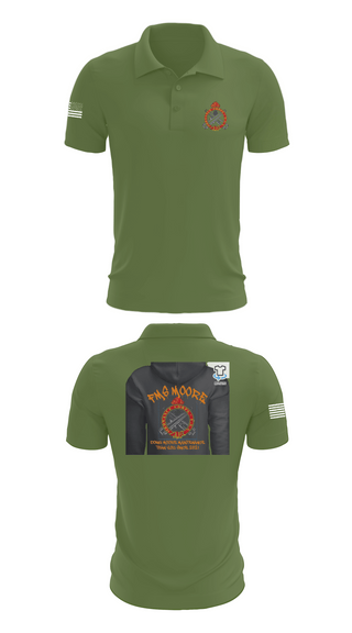 Short Sleeve Performance Polo, FMS Moore, Army, Teamtime, Team time, sublimation, custom sports apparel, team uniforms, spirit wear, spiritwear, sports uniforms, custom shirts, team store, custom team store, fundraiser sports, apparel fundraiser