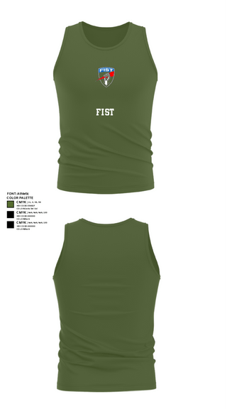 Tank Top, FiST, Army, Teamtime, Team time, sublimation, custom sports apparel, team uniforms, spirit wear, spiritwear, sports uniforms, custom shirts, team store, custom team store, fundraiser sports, apparel fundraiser