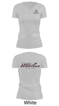 Berthoud High School Basketball 89019870 Women's Short Sleeve V-neck Shirt - 19