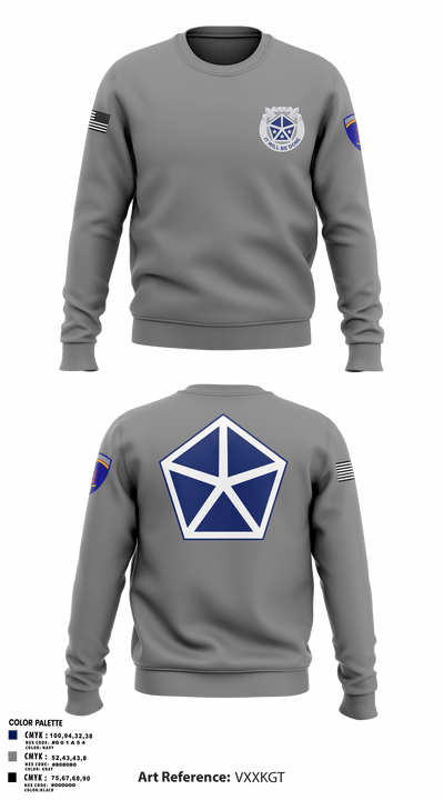 2nd PLT, B TRP, 3-71 CAV 73189782 Crew Neck Sweatshirt - 2