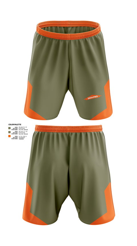 Athletic Shorts With Pockets, Servpro, , Teamtime, Team time, sublimation, custom sports apparel, team uniforms, spirit wear, spiritwear, sports uniforms, custom shirts, team store, custom team store, fundraiser sports, apparel fundraiser