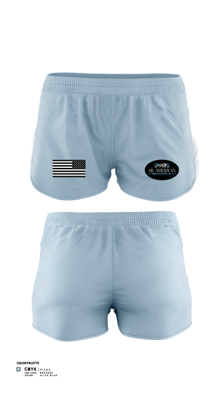 Womens Shorts, All American Renovationz, , Teamtime, Team time, sublimation, custom sports apparel, team uniforms, spirit wear, spiritwear, sports uniforms, custom shirts, team store, custom team store, fundraiser sports, apparel fundraiser