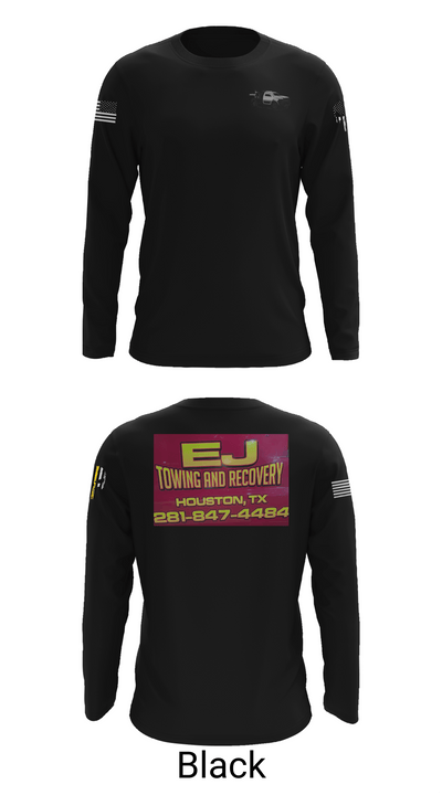 EJ TOWING AND RECOVERY 5748592 Long Sleeve Performance Shirt 26