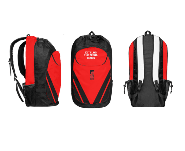 Gear Bag, Southland High School Tennis, Tennis, Teamtime, Team time, sublimation, custom sports apparel, team uniforms, spirit wear, spiritwear, sports uniforms, custom shirts, team store, custom team store, fundraiser sports, apparel fundraiser