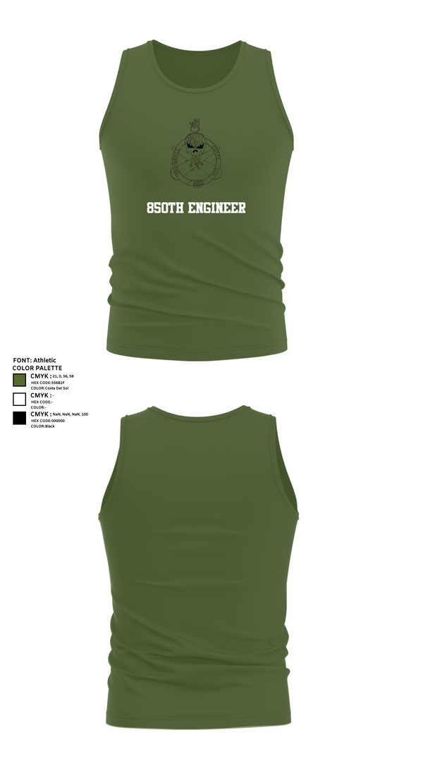 Tank Top, 850th engineer, , Teamtime, Team time, sublimation, custom sports apparel, team uniforms, spirit wear, spiritwear, sports uniforms, custom shirts, team store, custom team store, fundraiser sports, apparel fundraiser