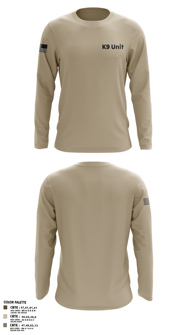 Long Sleeve Performance Polo, K9 Unit, , Teamtime, Team time, sublimation, custom sports apparel, team uniforms, spirit wear, spiritwear, sports uniforms, custom shirts, team store, custom team store, fundraiser sports, apparel fundraiser