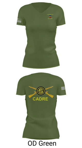 Womens Short Sleeve Vneck Shirt, 106th RTI OCS, , Teamtime, Team time, sublimation, custom sports apparel, team uniforms, spirit wear, spiritwear, sports uniforms, custom shirts, team store, custom team store, fundraiser sports, apparel fundraiser