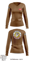 NMCB 25 CTG 56.2 1038255 Women's Long Sleeve V-neck Shirt - 105