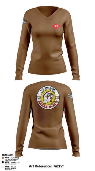 Womens Long Sleeve Vneck Shirt, NMCB 25 CTG 56.2, Navy, Teamtime, Team time, sublimation, custom sports apparel, team uniforms, spirit wear, spiritwear, sports uniforms, custom shirts, team store, custom team store, fundraiser sports, apparel fundraiser