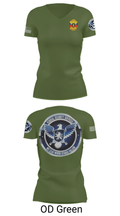 TS FEDERAL PRIVATE SECURITY & BODYGUARD 72741630 Women's Short Sleeve V-neck Shirt - 46