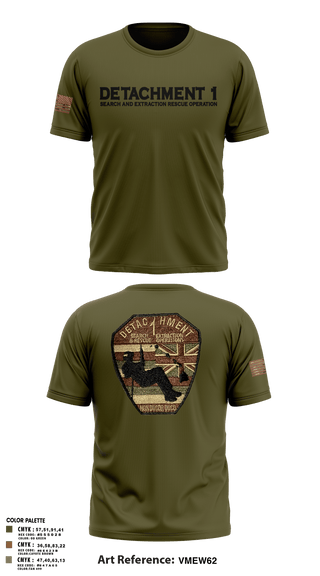 Short Sleeve Performance Shirt, Detachment 1, Air Force, Teamtime, Team time, sublimation, custom sports apparel, team uniforms, spirit wear, spiritwear, sports uniforms, custom shirts, team store, custom team store, fundraiser sports, apparel fundraiser