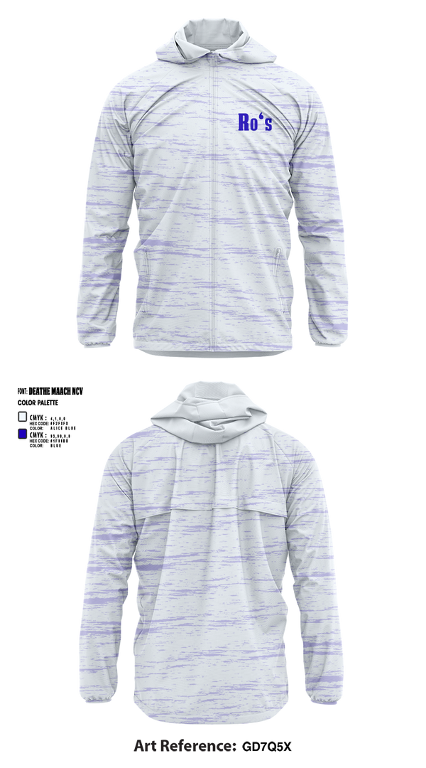 Windbreaker, Ro‘s, , Teamtime, Team time, sublimation, custom sports apparel, team uniforms, spirit wear, spiritwear, sports uniforms, custom shirts, team store, custom team store, fundraiser sports, apparel fundraiser