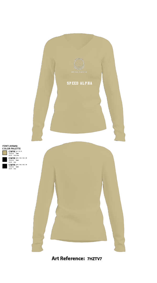 Women's Long Sleeve Vneck Shirt, Speed Alpha, Navy, Teamtime, Team time, sublimation, custom sports apparel, team uniforms, spirit wear, spiritwear, sports uniforms, custom shirts, team store, custom team store, fundraiser sports, apparel fundraiser