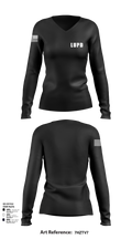 LUPD 72551816 Women's Long Sleeve V-neck Shirt - 14