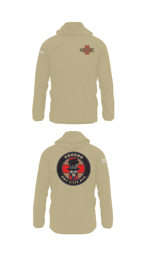 Windbreaker, Voodoo Medics, National Guard, Teamtime, Team time, sublimation, custom sports apparel, team uniforms, spirit wear, spiritwear, sports uniforms, custom shirts, team store, custom team store, fundraiser sports, apparel fundraiser