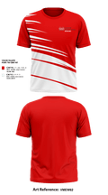Monroe High School Bowling 15260781 Short Sleeve Performance Shirt - 1