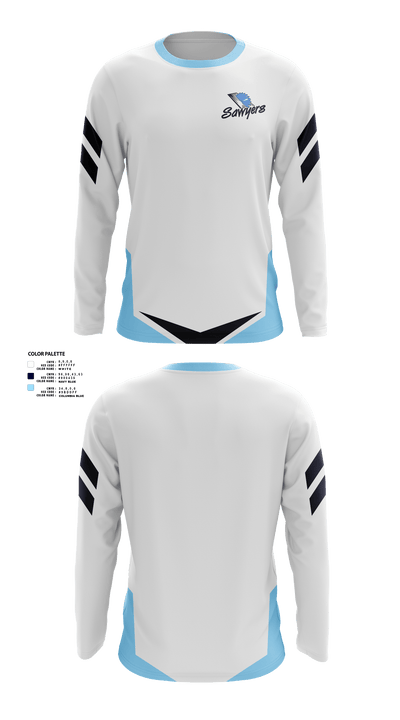 Saugerties High School Golf 90540515 Long Sleeve Performance Shirt - 50