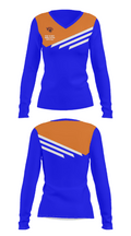 Northeast Middle School Softball 24733558 Women's Long Sleeve V-neck Shirt - 28