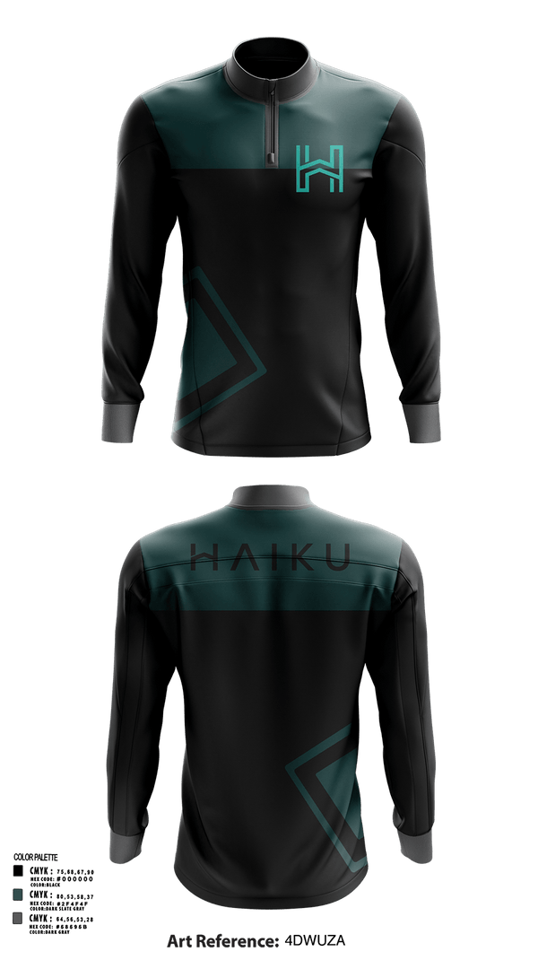 Quarter Zip Jacket, Haiku, , Teamtime, Team time, sublimation, custom sports apparel, team uniforms, spirit wear, spiritwear, sports uniforms, custom shirts, team store, custom team store, fundraiser sports, apparel fundraiser