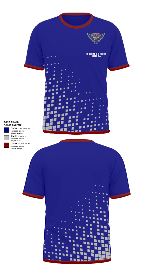 Short Sleeve Performance Shirt, Freedom High School Softball, Softball, Teamtime, Team time, sublimation, custom sports apparel, team uniforms, spirit wear, spiritwear, sports uniforms, custom shirts, team store, custom team store, fundraiser sports, apparel fundraiser